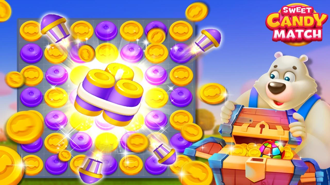 Sweet Candy Match: Puzzle Game screenshot