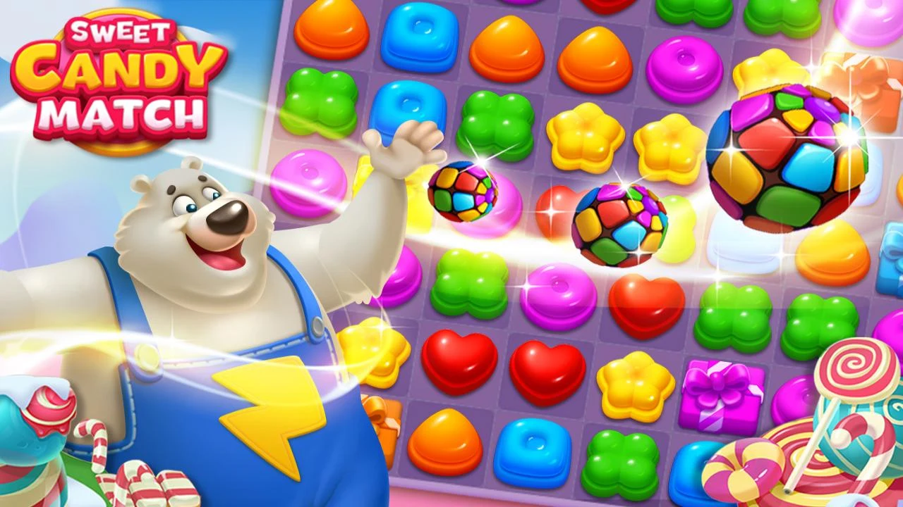 Sweet Candy Match: Puzzle Game screenshot