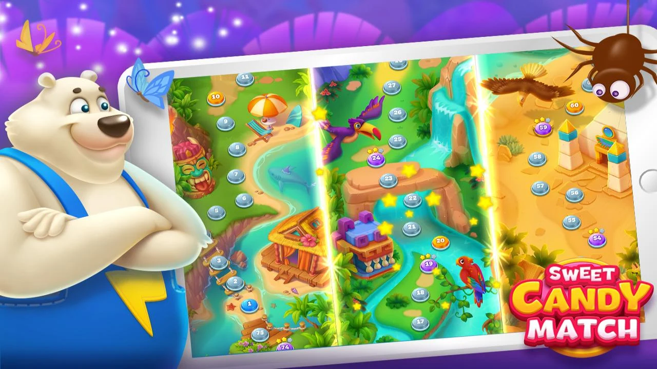Sweet Candy Match: Puzzle Game screenshot
